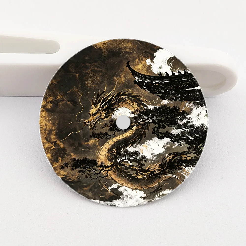 Men's 28.5mm Watch Dial NH35 Movement Animal Style Creative Color Print Suitable for Men's Watch Parts