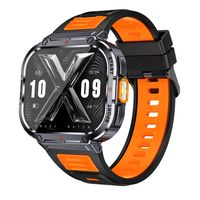 for Doogee S200 S118 DK10 V40 Pro V Max Plus Smart Watch 2inch Screen LED Light Flashlight BT Calling AI Voice Sports Smartwatch