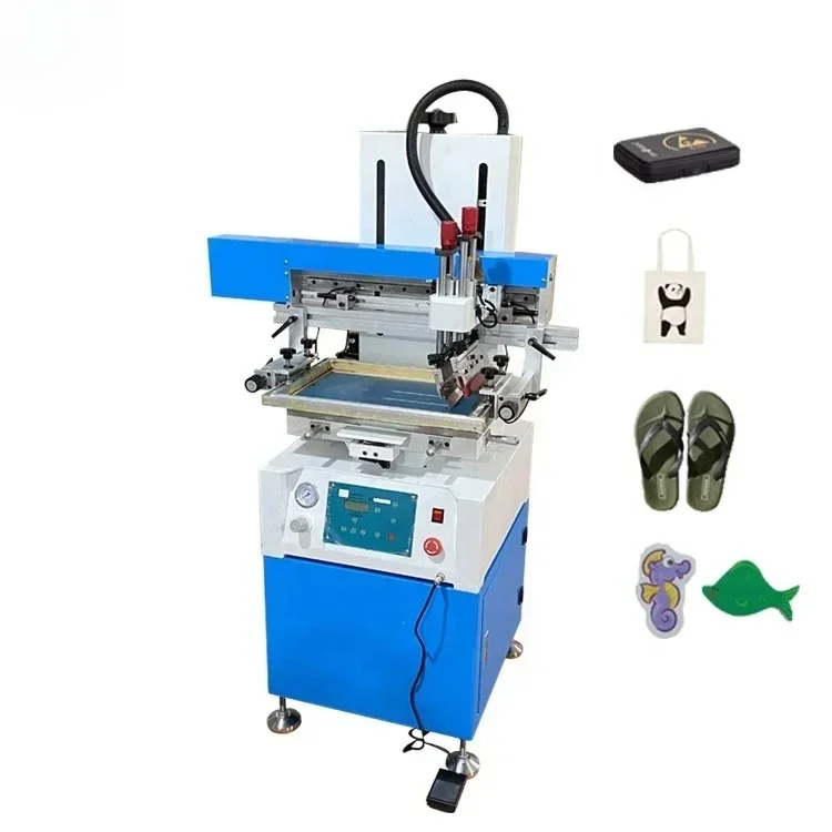 Semi-Auto Flat Printing Slipper Plastic Electronic Products Making Machines Low Price