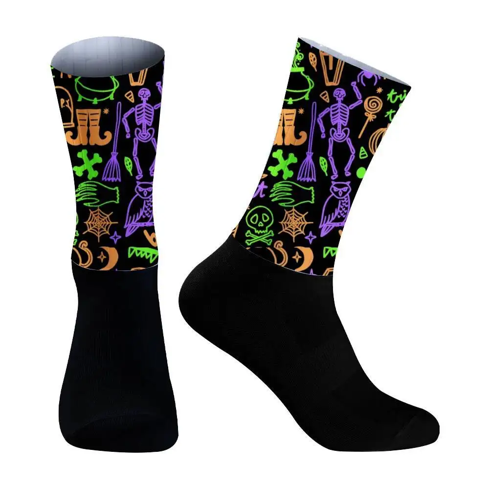 رجل الجوارب برو المرأة زلة 2024 جديد الرياضة مكافحة الدراجات الجوارب الجبلية دراجة جورب الشارع جوارب رياضية سباق جوارب كرة السلة