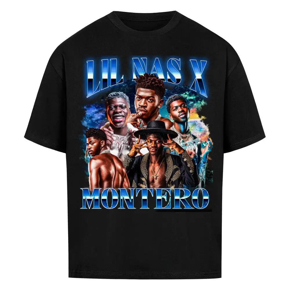 

LIL NAS X Hip Hop T Shirt Men Printed T-Shirt Mens Clothes Ropa Hombre Y2k Tiki Jujutsu Kaisen