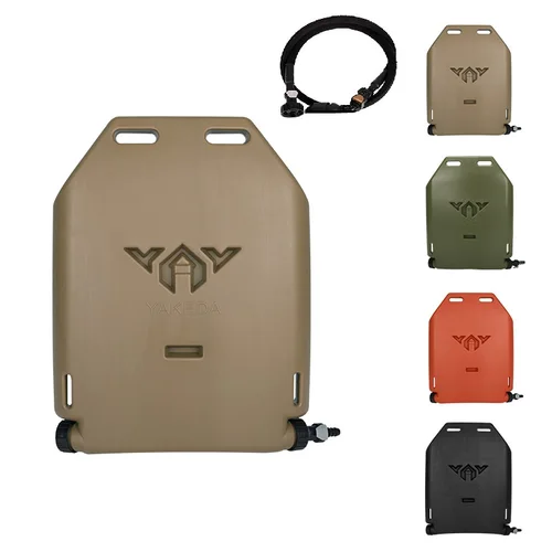 Botella de agua YAKEDA de 1,75l, hidratación con tubo, chaleco para hervidor multifuncional, forro EVA, bolsa de agua de calidad alimentaria, nueva placa de inserción para hervidor