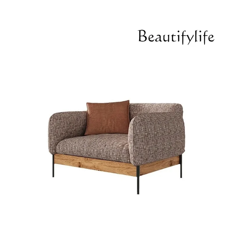 Medieval style designer sofa French minimalist creative module sofa living room curved straight row combination