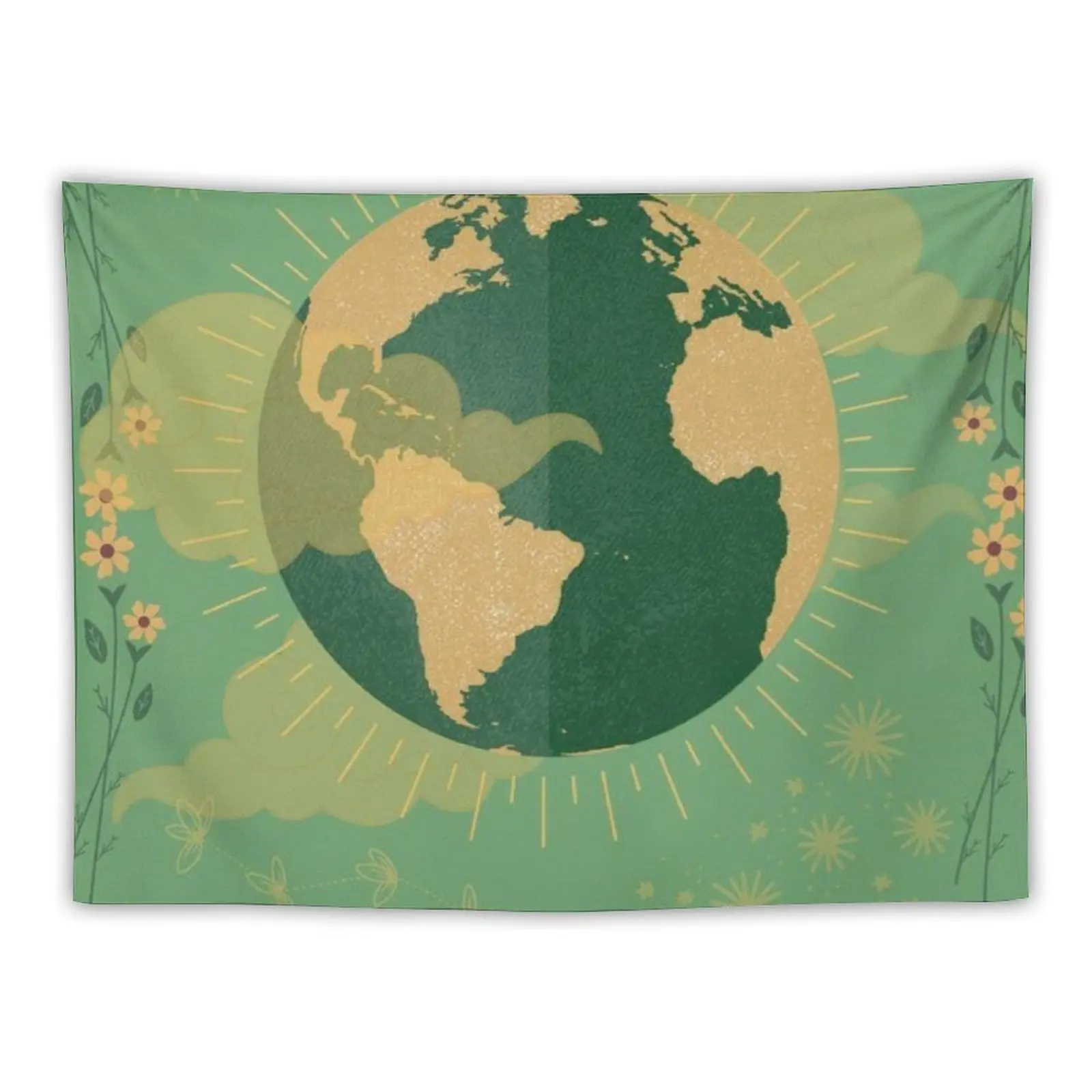 Recycle Reuse Renew Rethink Crisis Environmental Activism 2023 Tapestry Wall Hangings Decoration Home Decor Accessories Tapestry