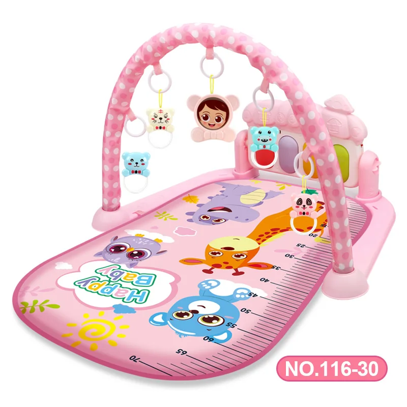 Baby Activity Gym Play Mat Musical Rack Kid Infant Multifunctional Fitness Frame Educational Crawling Carpet Toy Children Gift