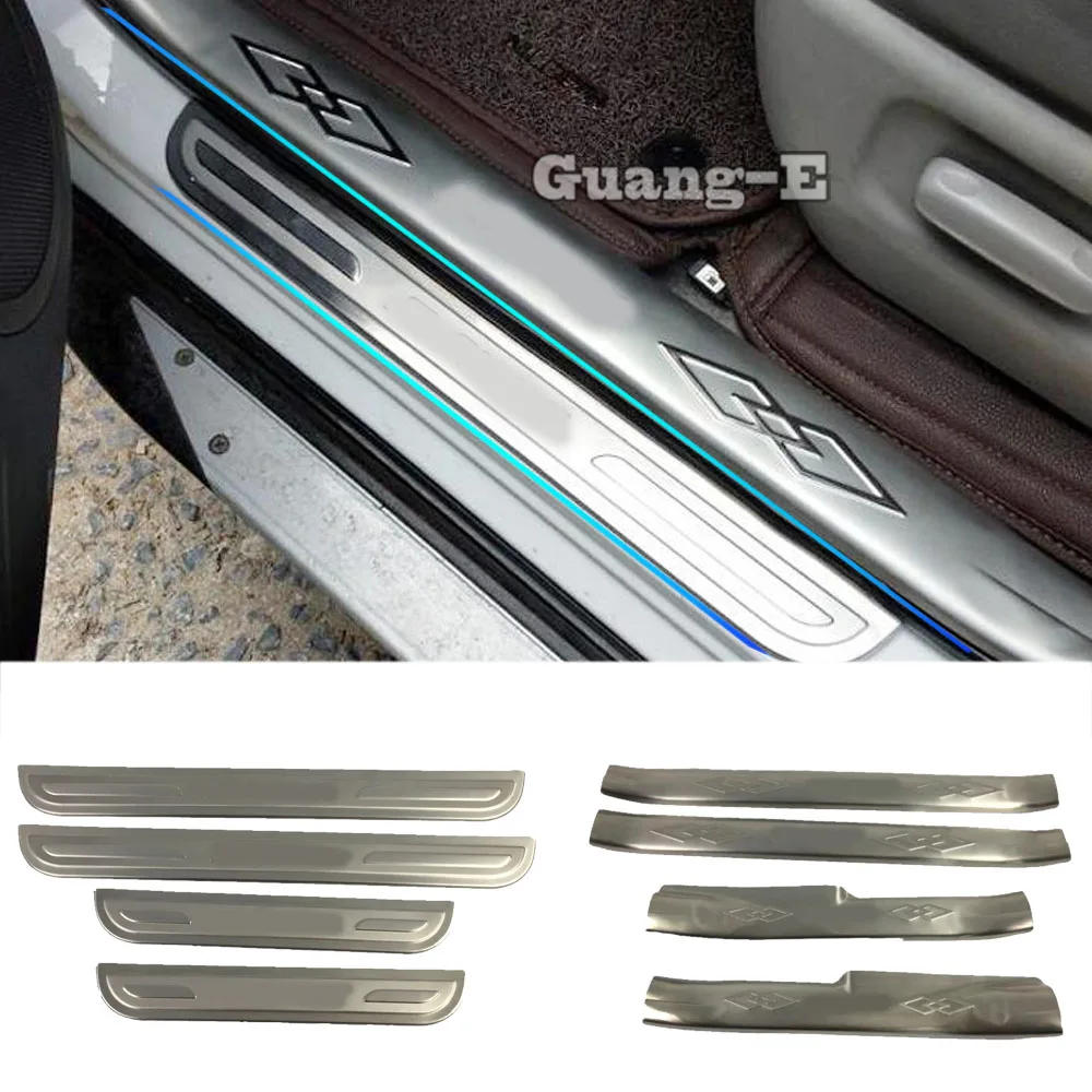 

For Toyota Rav4 2009 2010 2011 2012 2013 Car Stainless Steel Pedal Door Sill Scuff Plate Exterior Inner Built Threshold Parts