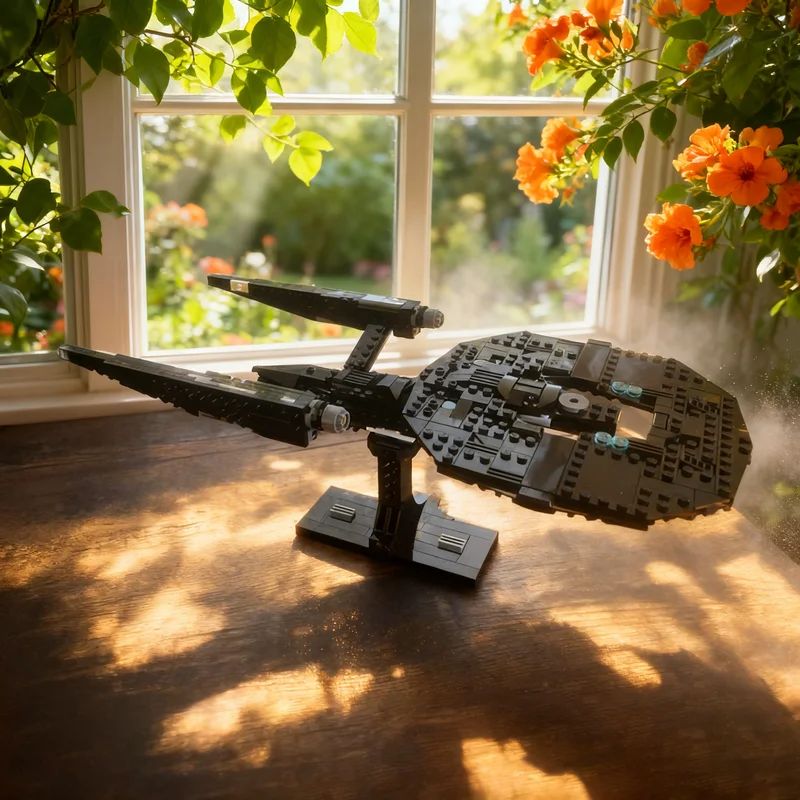 

352 детали MOC USS Vengeance Star Trek Into Darkness Midi Icons: Модель-конструктор, креативный подарок, коллекционный декор для детей