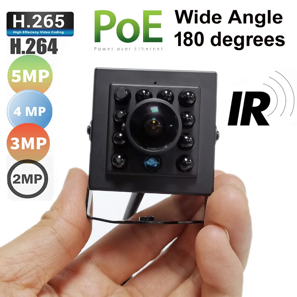 4K Ultra HD عش الطيور سيارة استخدام POE Ip Cam P2P 4MP 5MP 8MP 940NM IR Led ليلة POE Mini CCTV الأمن POE Ir Ip كاميرا IR-Cut الصوت