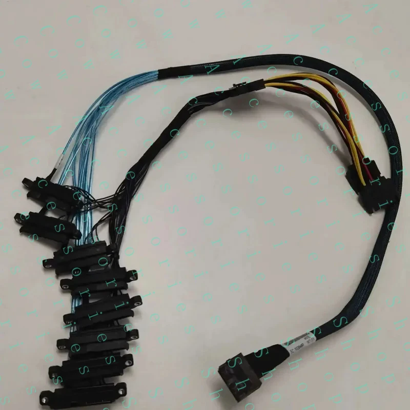 

PP+ NEW FOR MOLEX 12G Mini SAS CABLE 2 SFF-8643 to 8 SAS SATA 8482 HDD Server Raid Data Cable 00KF472