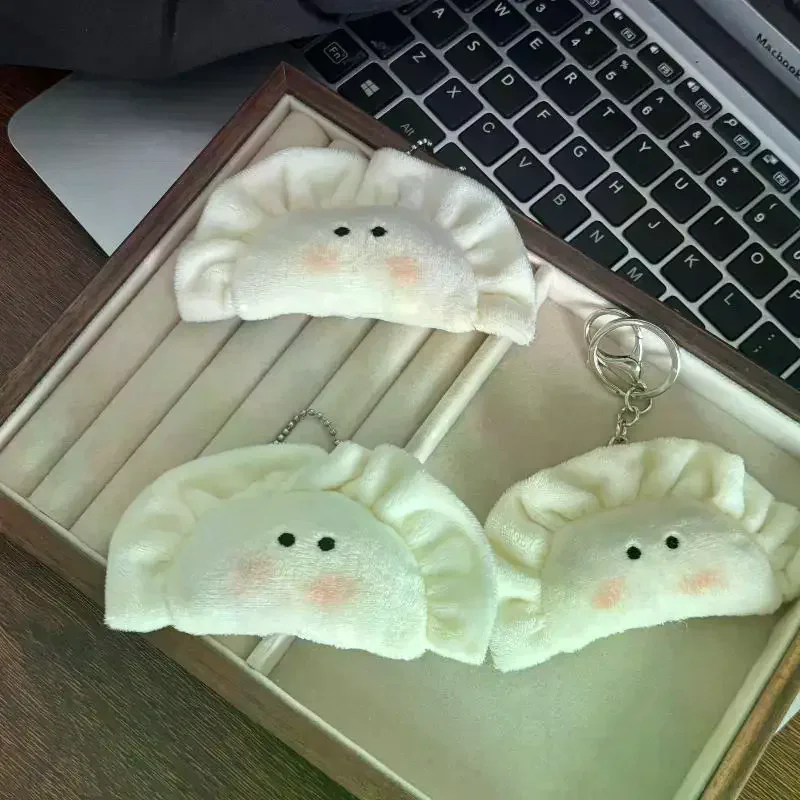 Simpatico portachiavi con ciondolo gnocco di peluche Portachiavi farciti morbidi per ragazzo ragazza per decorazioni per borse Giocattoli di peluche Accessori per studenti