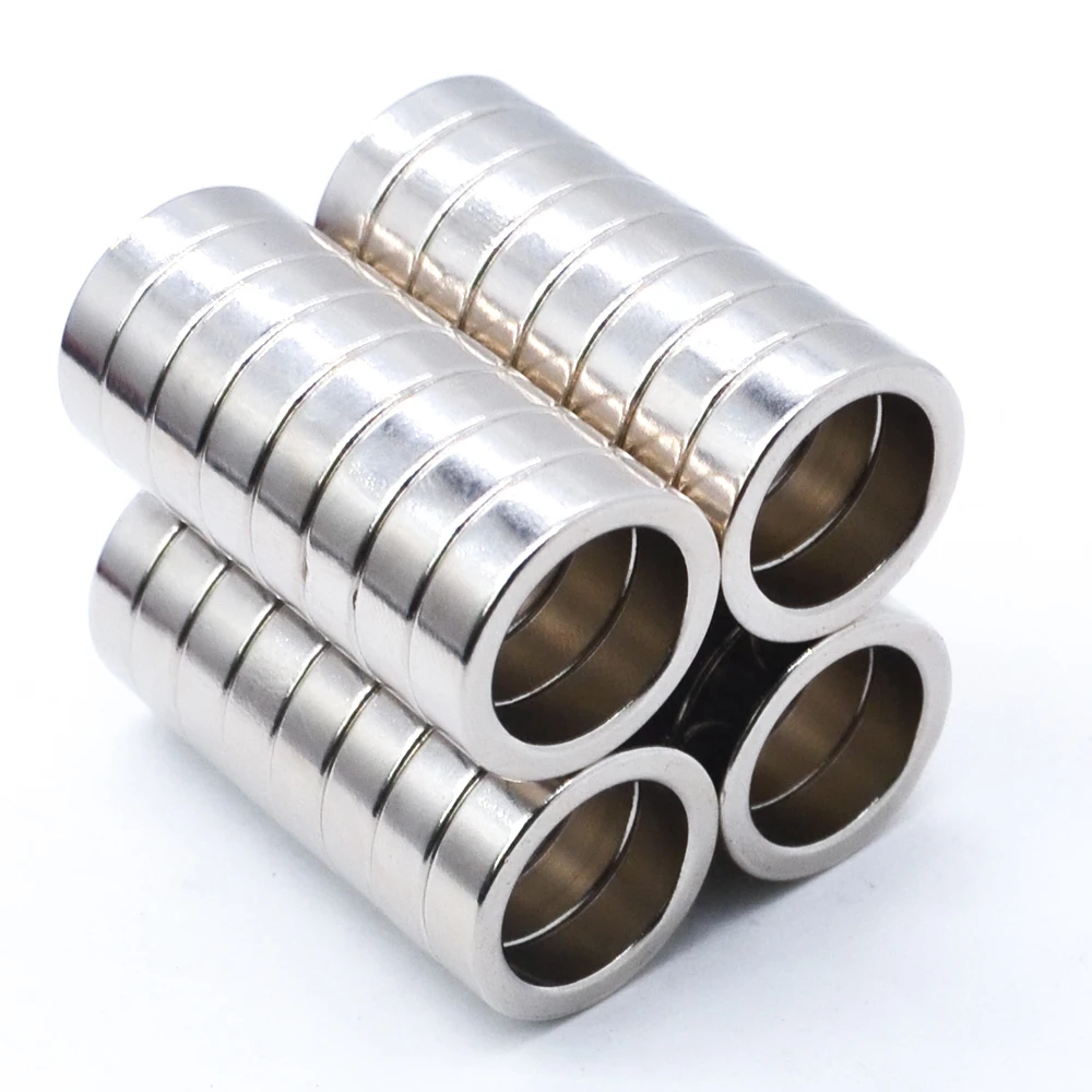 1/3/10/50/1000Pcs 25x5 mm Hole 20mm 19x5 Hole 14mm Round Ring Neodymium Magnet Strong Permanent Rare Earth Magnets for Craf new