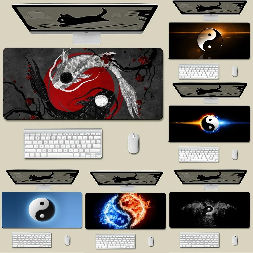 

Yin-Yang Bagua Formation To Suppress Evil Mousepad New Arrivals Large Mousepad L XL XXL Gamer Mouse Pad Size For Keyboards Mat