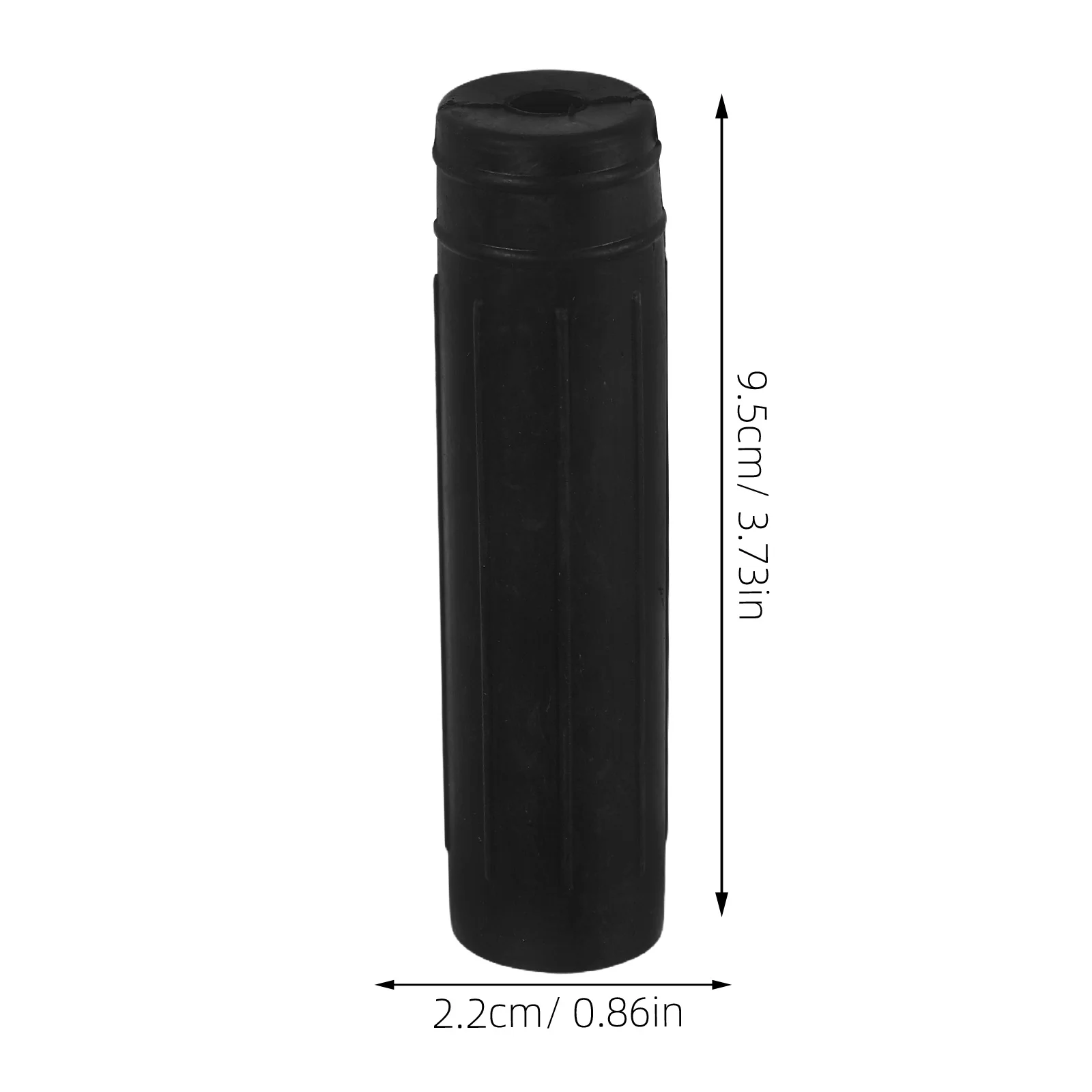 10pcs Rubber Tool Handle Covers For Garden Hoe Cultivator Non-Slip Protective Sleeves Durable Replacement For Iron Wood Tools
