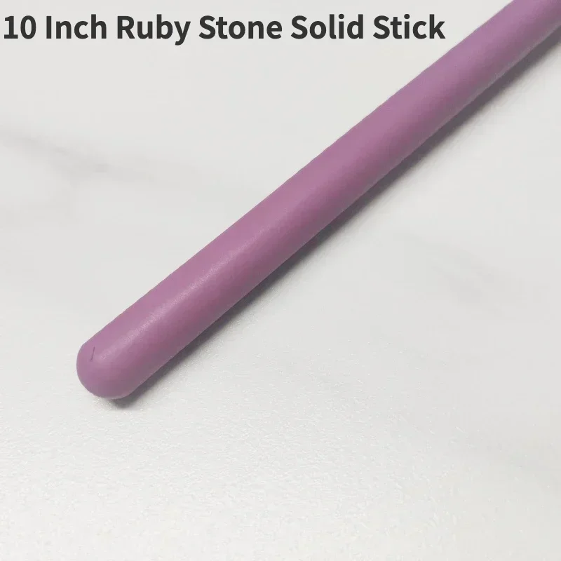 3000 Grit Ruby Grinding Stone 10 Inch Solid Sharpening Stick Rod Sharpener