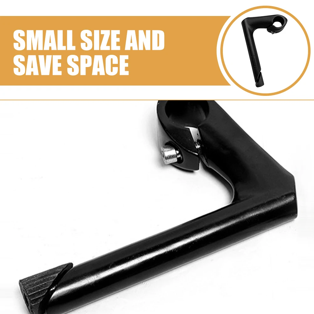 

Aluminum Goose Stem 150mm Black Bike Fork Extender Adjustable Handlebar Stem For Road Bike Metal Raising Handlebar Road Bicycle