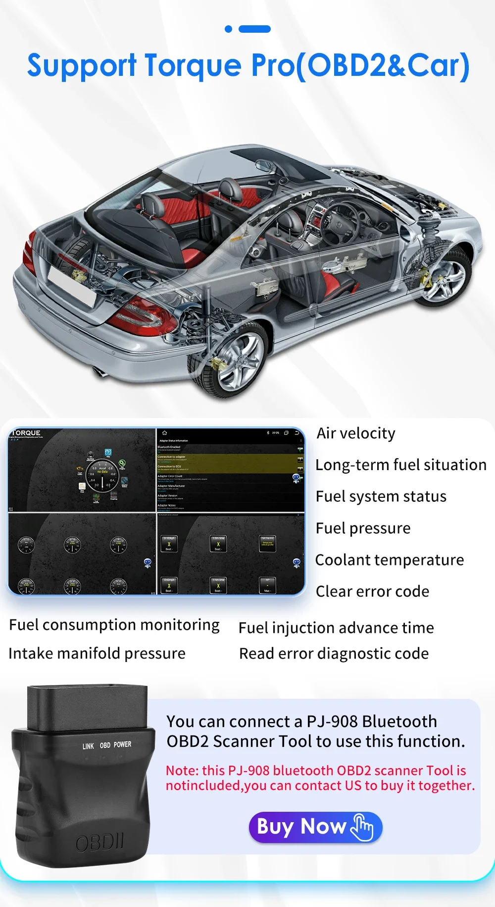 Hizpo 7 Zoll 2 Din Android 14 Auto-Multimedia-Player für Fiat Grande Punto Linea GPS Carplay 4G WIFI Intelligenter Bildschirm Autoradio – Detail 24