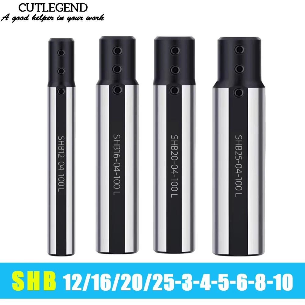 Pequeno Tungstênio Aço Chato Ferramenta Titular Suporte de Corte Pequeno Diâmetro Shb12 Shb16 Shb20 Shb25 10 mm 1pc