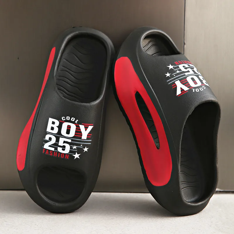 Men's Slippers Non-slip Slides Fashion Casual Shoes Men's Slides Summer Sandals EVA Home Indoor Slippers Lightweight Big size