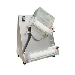 China Electric Automatic Pizza Dough Roller Machine Industrial Dough Roller Sheeter Pizza Base Making Machine Used Dough Roller