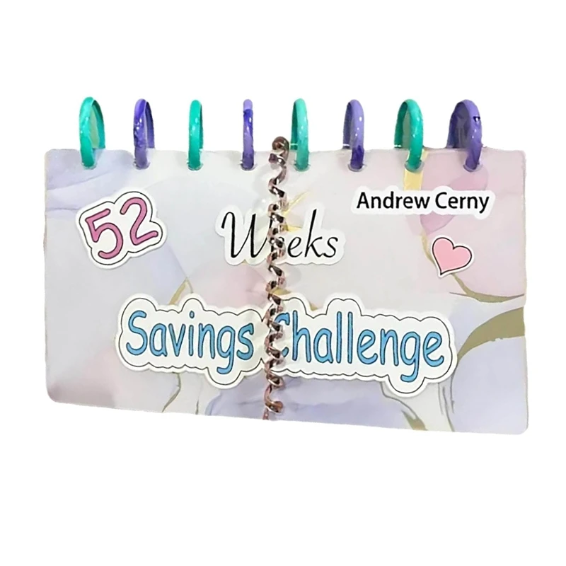 Savings Challenge Reusable Budget Book 52 Week With Cash Envelopes Book Envelope