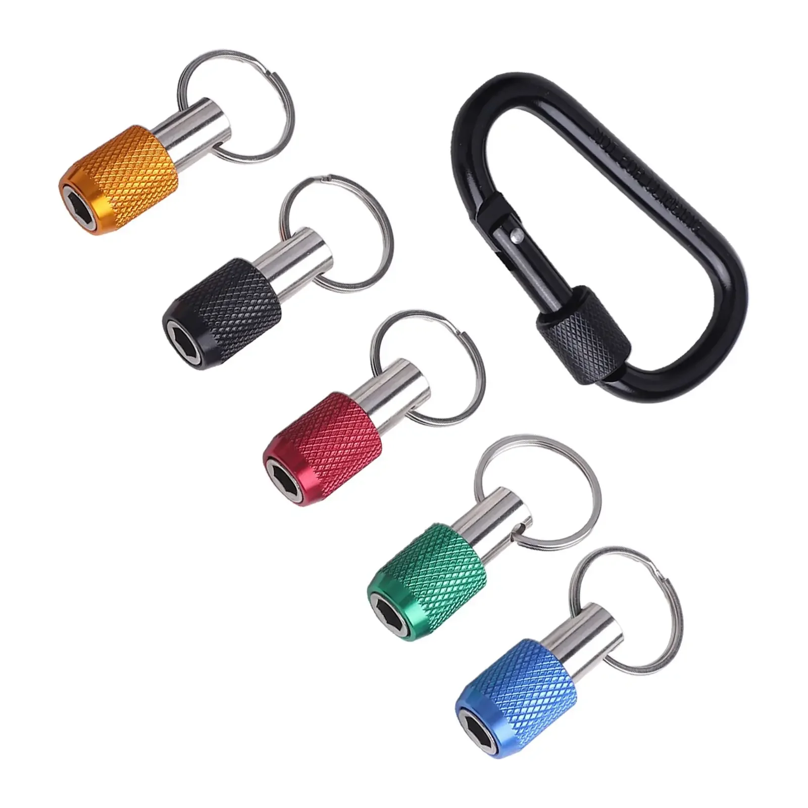 1/4 인치 육각 섕크 육각 섕크 대부분의 전기 스크루 드라이버에 적합 드릴 비트 전송에 적합한 키 체인