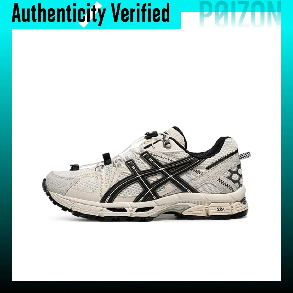 ASICS Gel Kahana 8 FL Textile, Synthetic Leather Breathable Low top Casual Running Shoes Unisex 1203B031-101