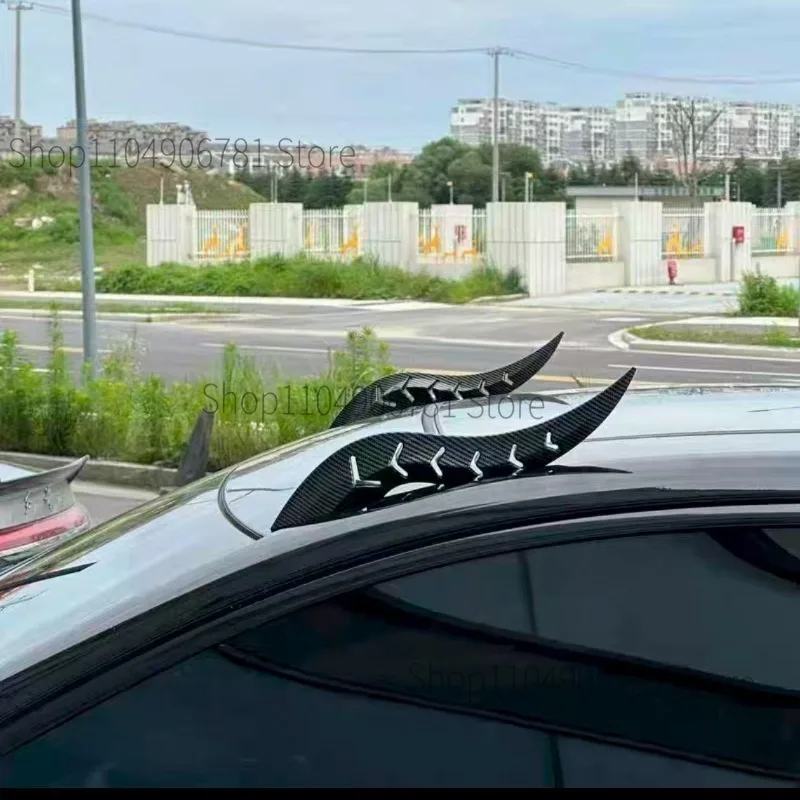 

FOR Volkswagen LAMANDO 2015-2025 New Dragon Horn shaped Car Exterior Decoration (Arc Light Speed Flow Fin)