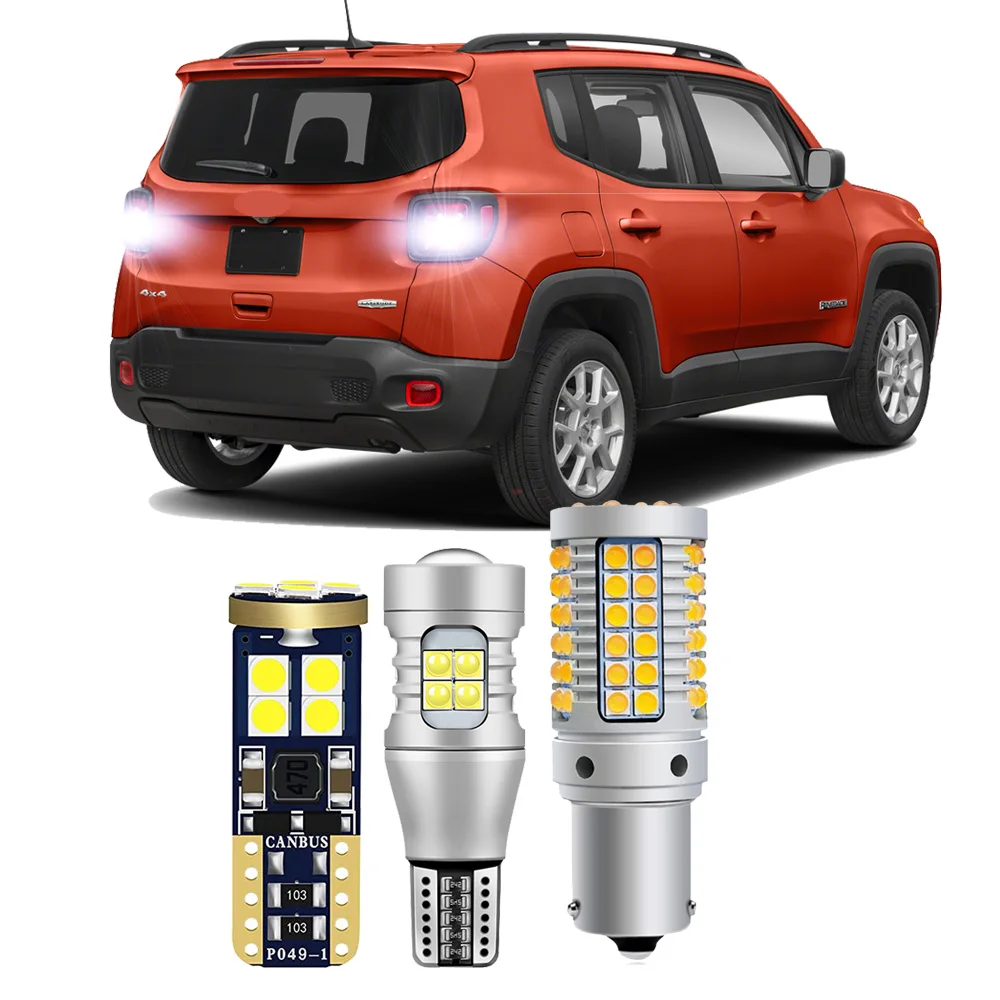 Żarówka LED do Jeep Renegade 2015-2020 2021 2022 2023 2024 Samochodowe zewnętrzne żarówki LED do tablic rejestracyjnych CANBUS