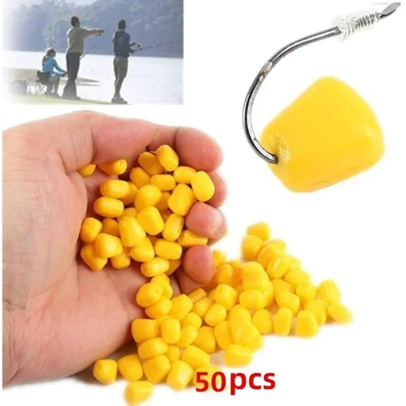 50pcs Yellow Corn  Fake Soft Lures