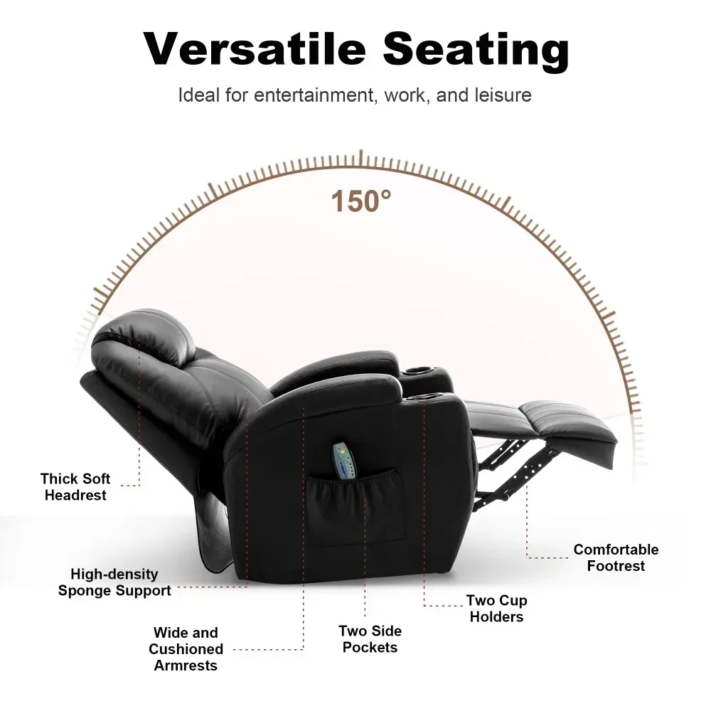 2023 Nieuwe Fauteuilstoel, Schommelstoelbank Met Massage En Warmte