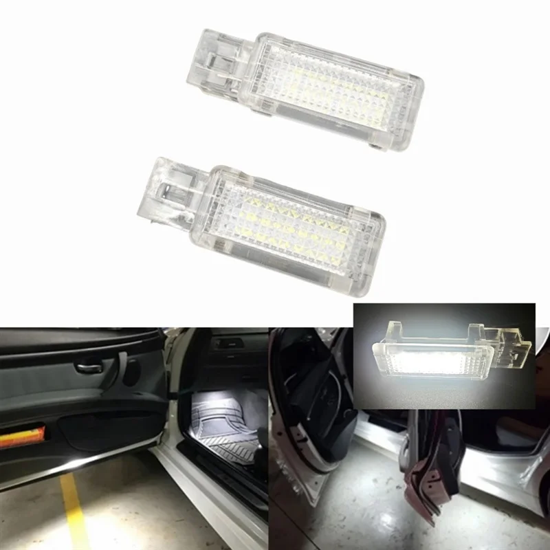 

2pcs Led Door Courtesy Lights Under Warning Lamps For Mercedes Benz W203 W209 W240 W639 R171 R199 SLK Class SLR Class CLK Class