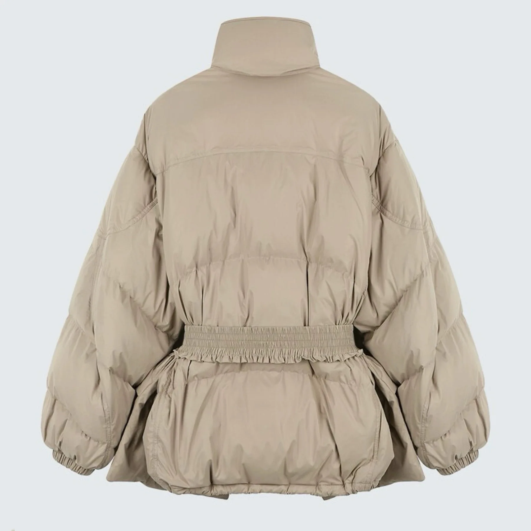 دافئ ثي أورث أوزة أسفل Jaet Tim25 الشتاء Ele طوق التخسيس الخصر تصميم الليمون الجبن Sle تخفيف Faion Ladie... #4