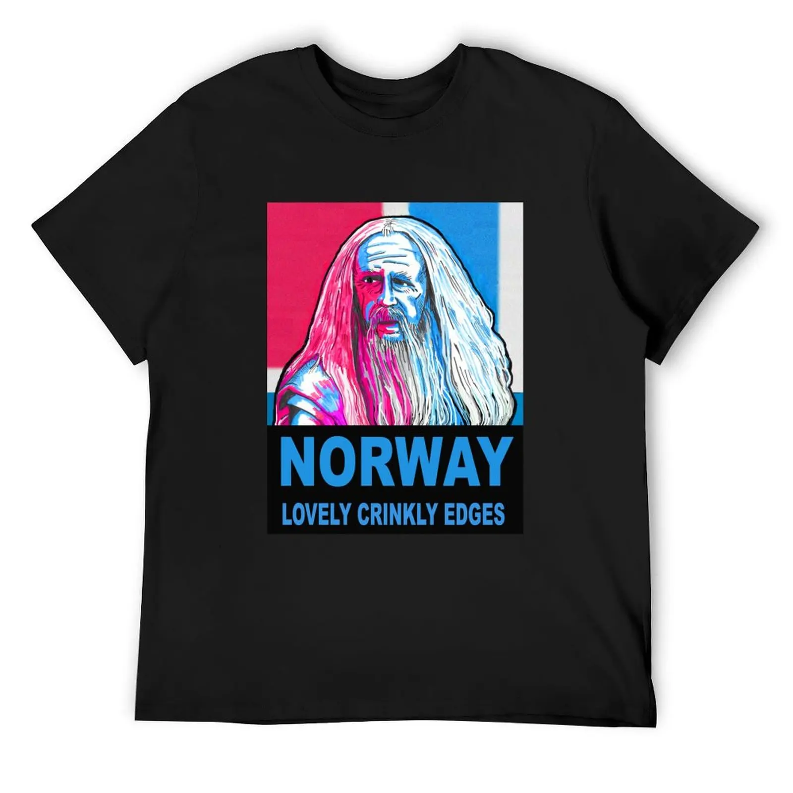 

Norway - lovely crinkly edges! T-Shirt baggy shirts summer tops graphic t shirt vintage fitted t shirts for men