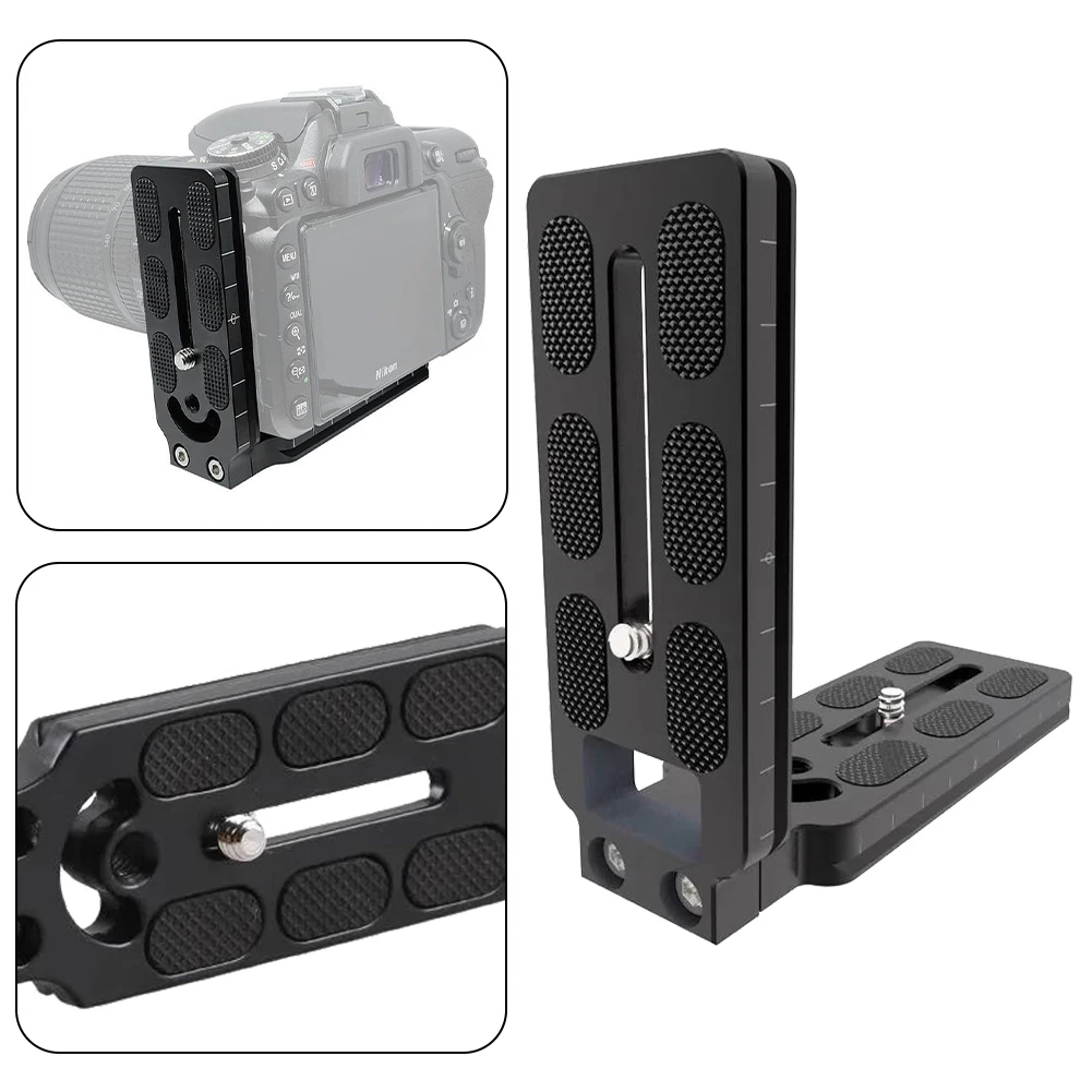 

Vertical Shot L Plate 1/4 Inch Screw Camera Quick Release L Plate Mount Bracket Camera Video L Plate for Canon Nikon Sony Camera