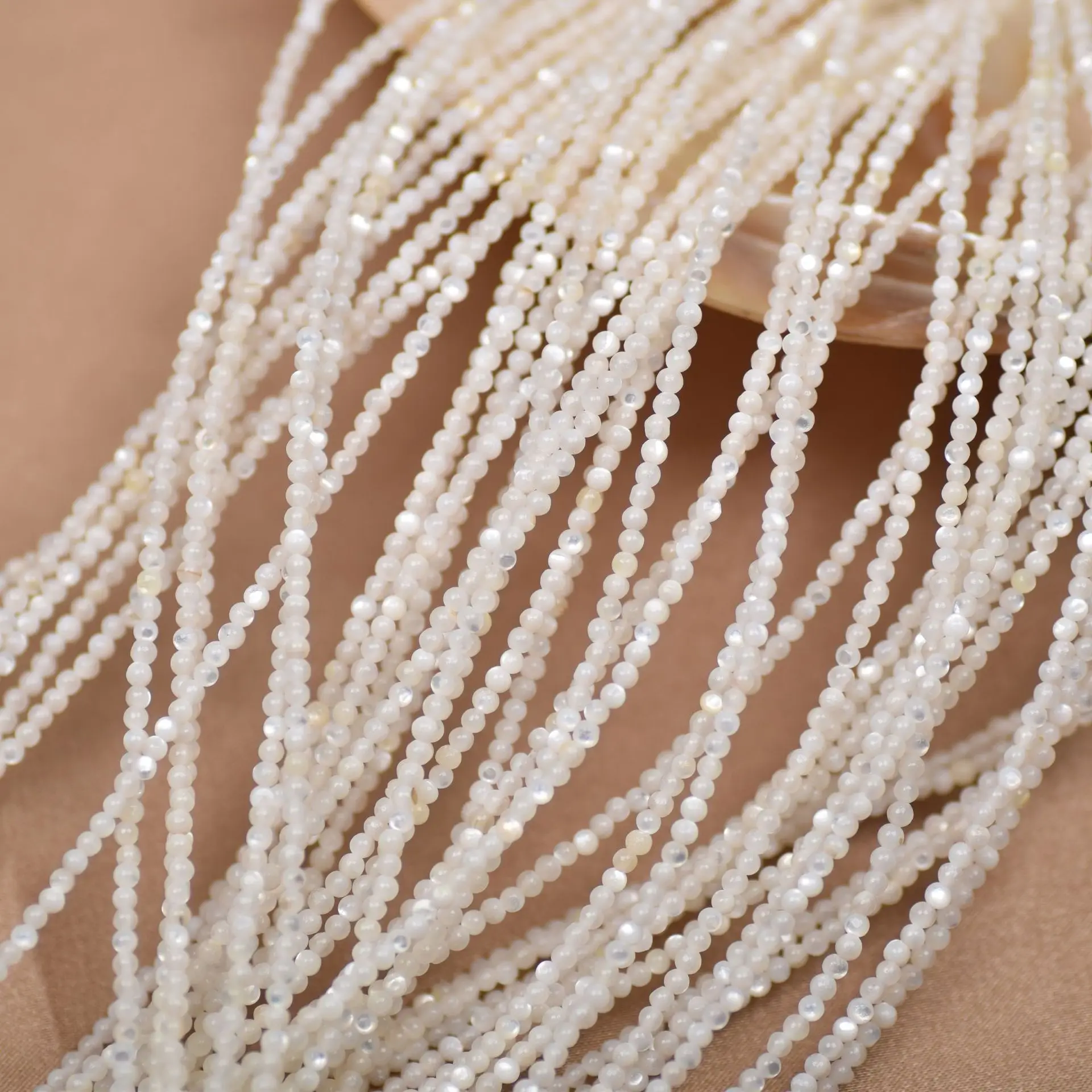 DIY Shell Beads The Pinctada Albina Flash Beads 2-10mm For Jewelry Making DIY Necklace Bracelet Earrings Accessory