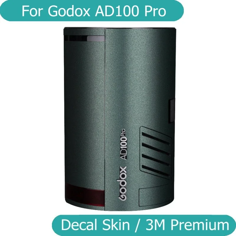 For Godox AD100Pro Decal Skin Vinyl Wrap Film Strobe Light Pocket Flash Protective Sticker Protector Coat AD100 Pro