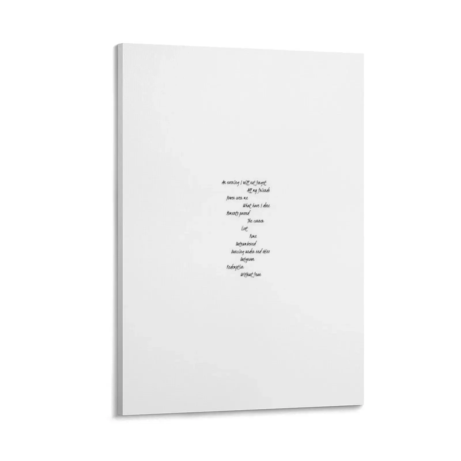 

Dermot Kennedy - Without Fear Tracklist Canvas Painting wall art canvas painting wallpapers home decor cute room decor