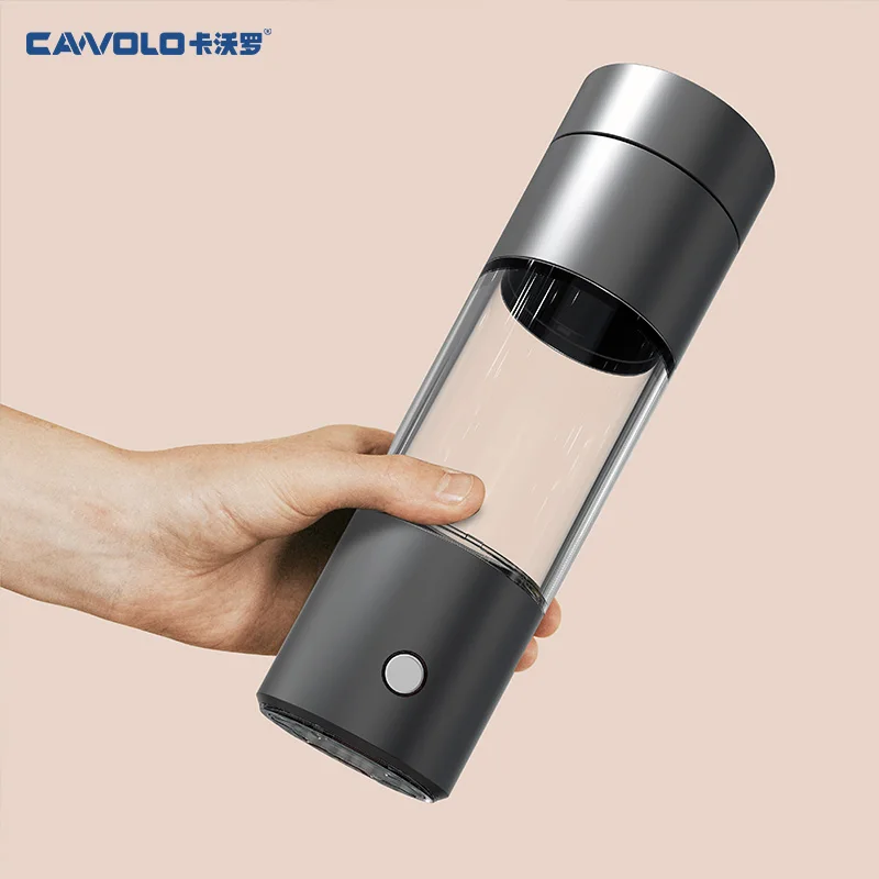 Latest Magnetic Charging Hydrogen Rich Water Cup Portable SPE PEM H2 Water Electrolysis Hydrogen Water Ionizer Generator Bottle