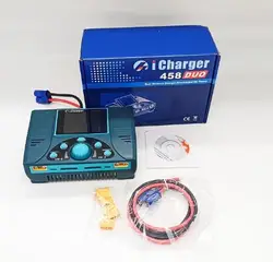 iCharger 458 Duo 1600W 45A Dual Channel Balance Charger Discharger for 308 upgrade LiPo Lilo LiFe LiVH LT NiZn NiMH NiCd Battery