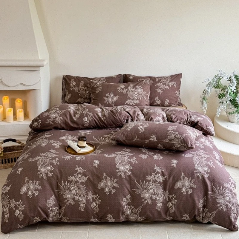 

2026 New Class A Soft and Retro French Cloud Cotton Single Duvet Cover Spring and Autumn Breathable Skin Friendly Quilt Cover