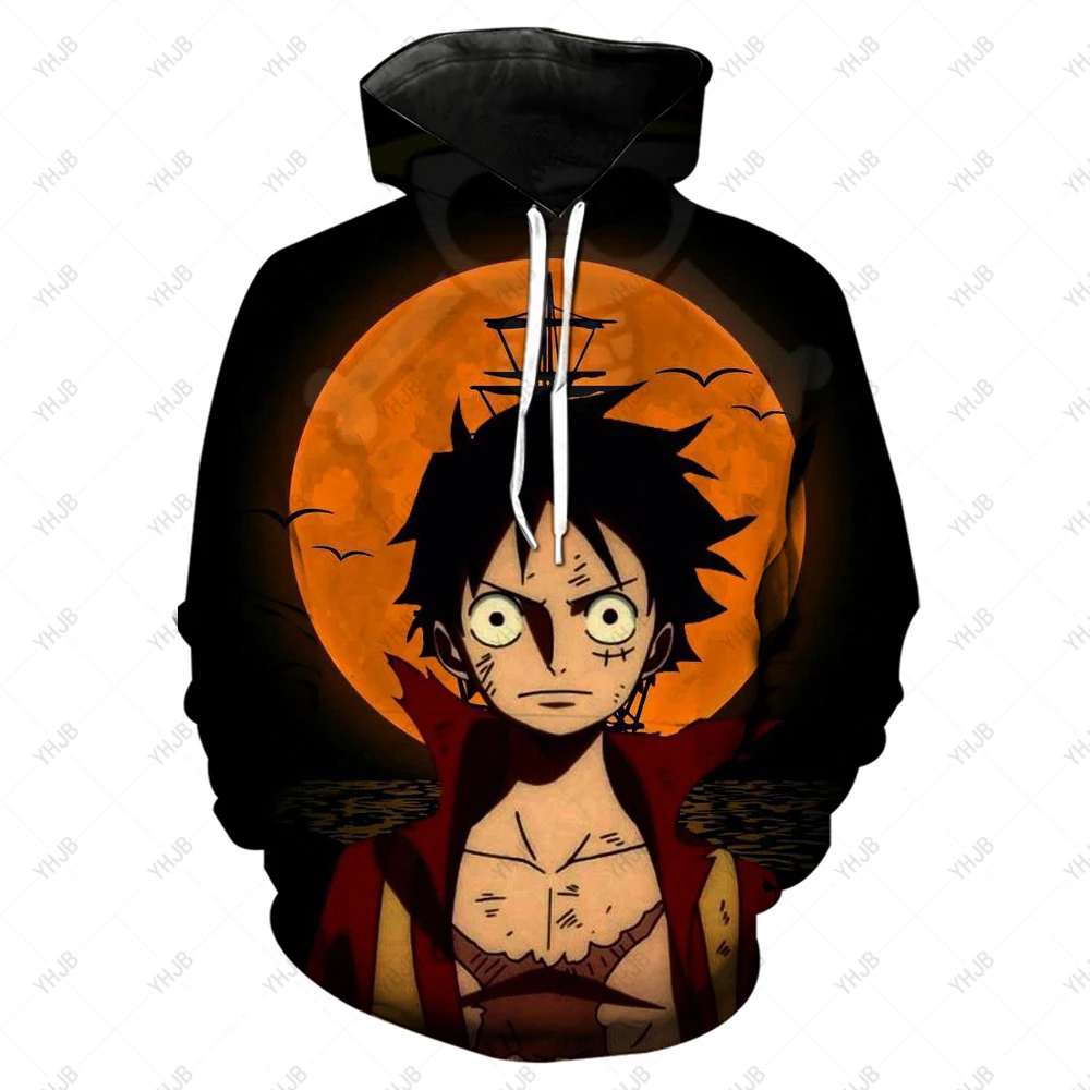 2025 ONE PIECE Herbst Winter Kinder 3D Hoodie Roronoa Zoro Mode Lässig Cosplay Cartoon Hoodies Streetwear Sweatshirt