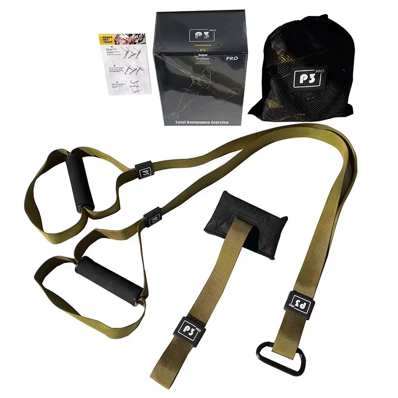 P3-1 المهنية معلقة التدريب حزام اللياقة البدنية قوة تعليق المدرب المنزل الصالة الرياضية اليوغا الفرقة الباب جدار جبل الموتر