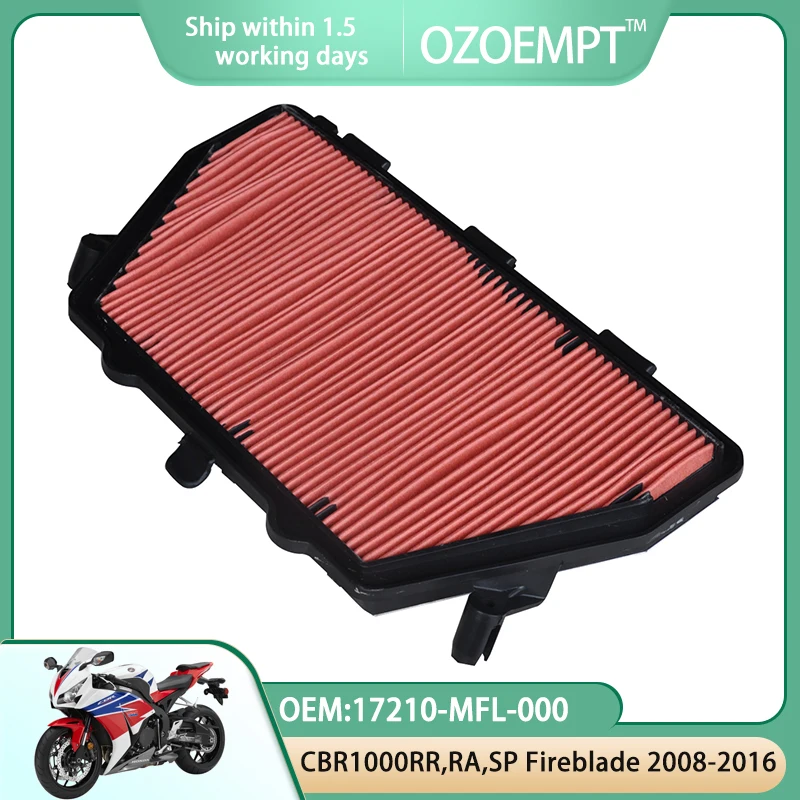 

OZOEMPT Motorcycle Air Filter Apply to CBR1000RR CBR1000RA Fireblade CBR1000SP-G CBR1000 RA RE SP OEM:17210-MFL-000