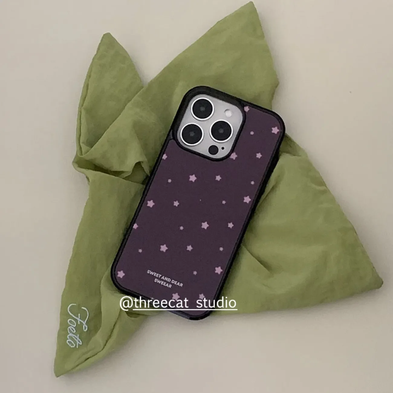 

Korea ins Full Screen Pink Stars Brown Phone Case For iPhone 17 16 15 14 13 12 11 Pro MAX 17air 16e XR XS 7 8 Plus Matte Cover