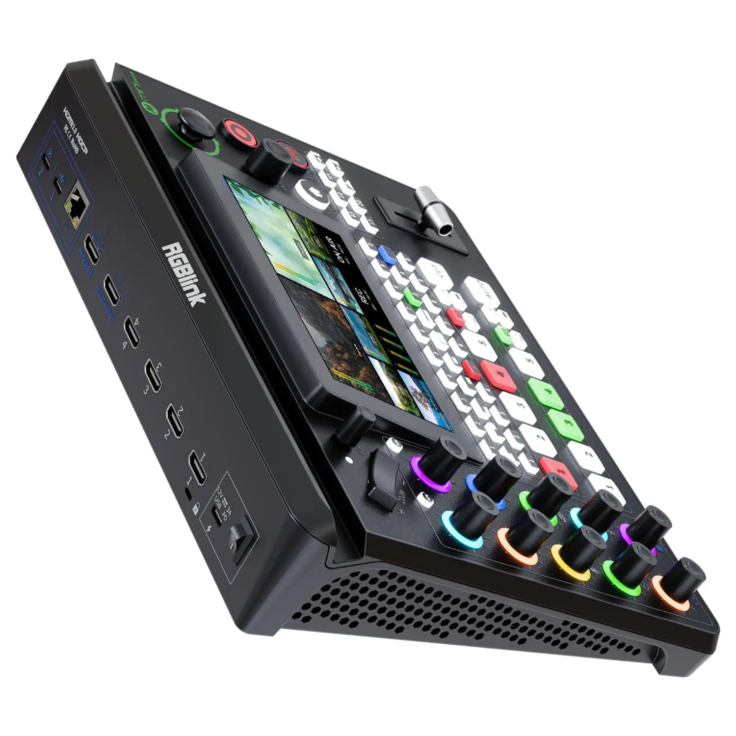 Rgblink mini-edge 5 Channel All-in-One Video Mixer Switcher 5.5 inch LCD Screen USB For Live Streaming Broadcast