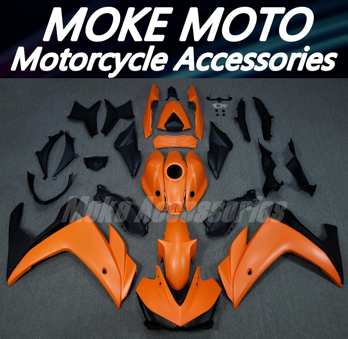 

Moke moto Motorcycle Fairings Kit Fit For R25 R3 2014 2015 2016 2017 2018 Bodywork Set High Quality Injection New Matte Orange