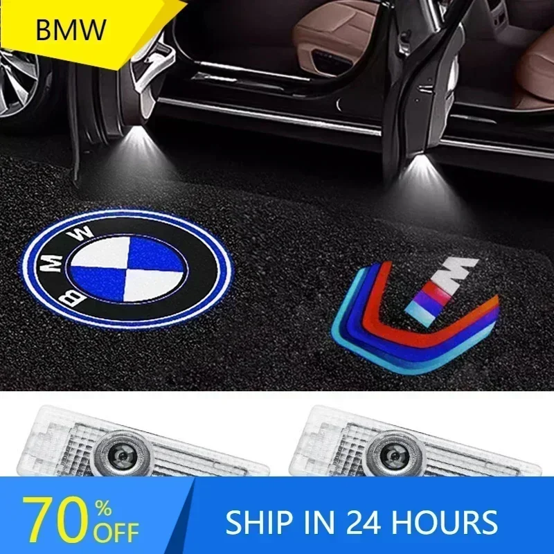 

X6 X7 2025 New 2PC LED Car Door Welcome Courtesy Lamp Projector Light for BMW X5 E70 E60 F10 F20 F30 X3 X6 Z E90 E92 E83 E87 E46
