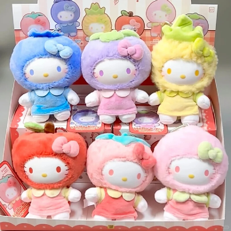 

Серия Hellokitty Fruity Paradise, слепая коробка, милая аниме-фигурка, загадочная коробка, виниловая подвеска, коллекция для девочек, индивидуальный подарок на Хэллоуин