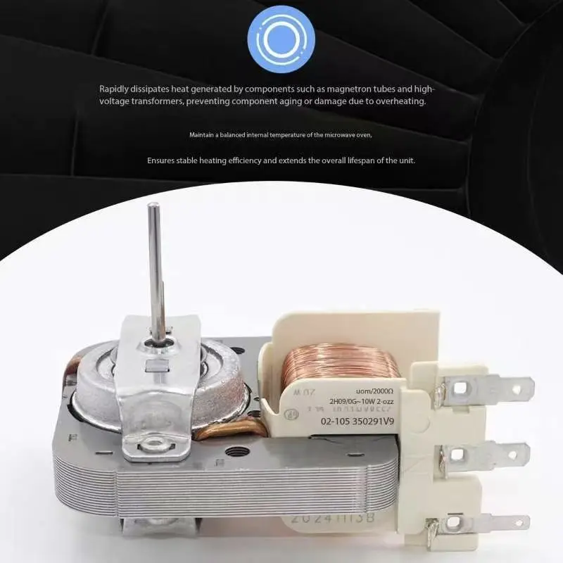 Microwave oven fan motor GAL6309E (30) - ZD three pin microwave oven cooling fan accessories
