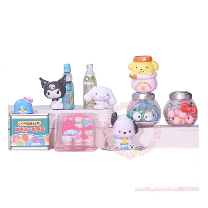 Sanrio Series Candy Shop Nostalgic Retail Store Hand Model Children's Toys Desktop Ornaments Birthday Gifts Anime Peripherals